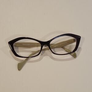 Face a Face Paris Iness 1 Col 501 Eyeglasses Frame Only Plum Sand Cat Eye